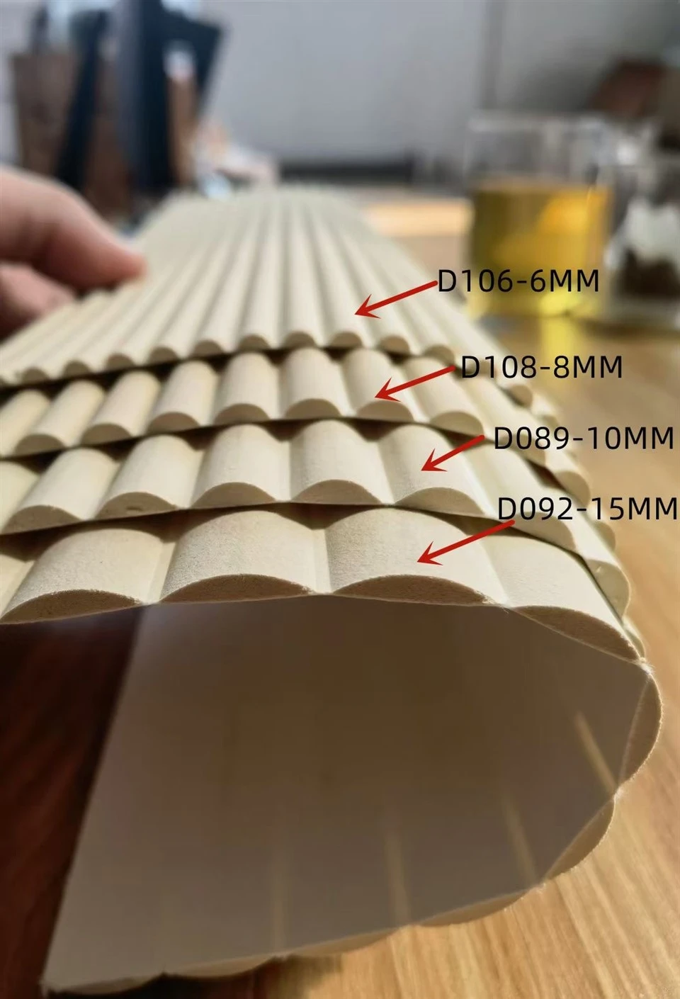 Panel Lembut Untuk Perabot Papan Panel MDF Fleksibel Untuk Kabinet