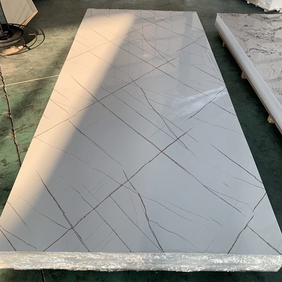 Lembaran Marmar UV Panel Warna Marmar PVC Panel Belakang TV