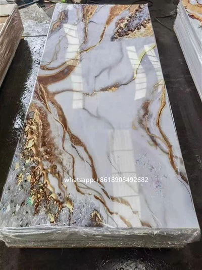 Bilik Mandi PVC Marmar Lembaran SPC Panel Dinding