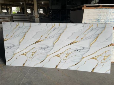 Lembaran SPC PVC Lembaran marmar buatan
